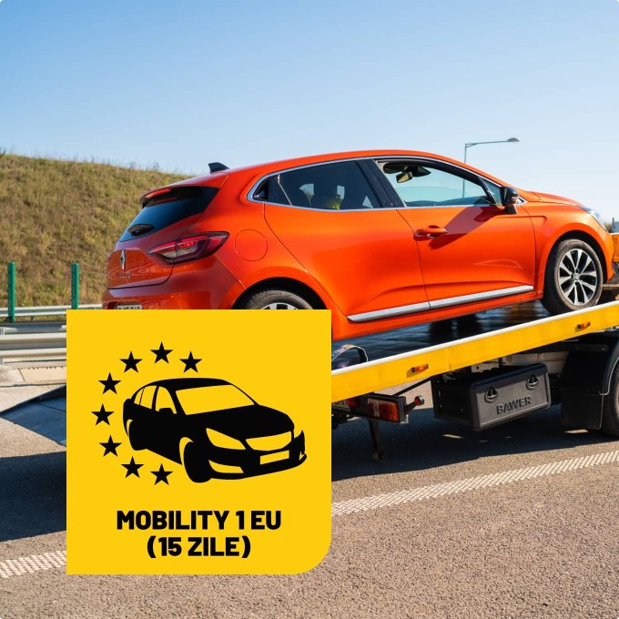 Asistență rutieră  - Mobility 1 EU (15 zile - Autoturism si Motocicleta)